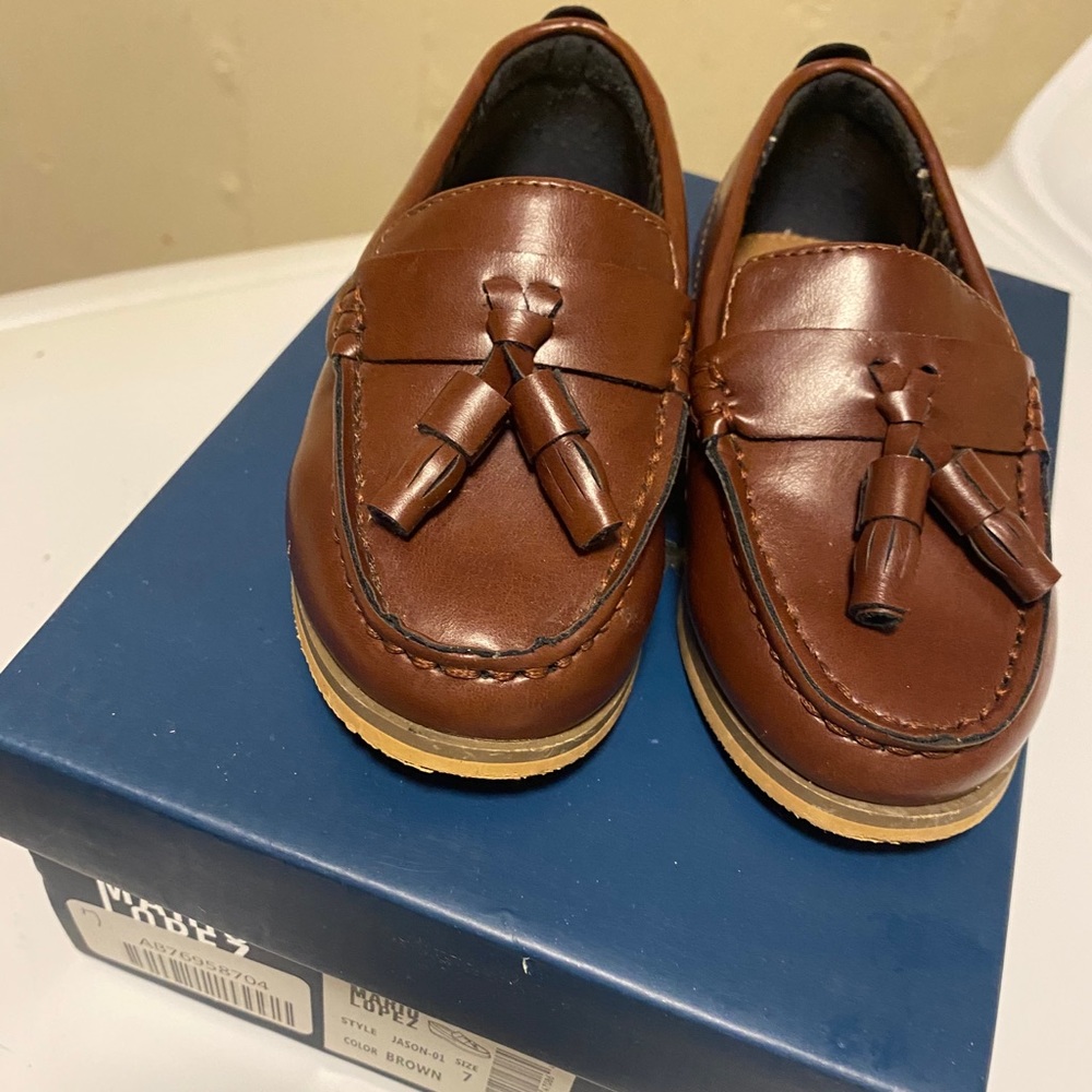 Mario Lopez Toddler Boy Loafers Size 7